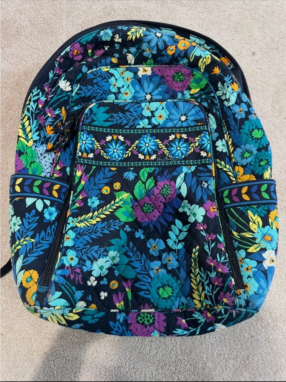 Vera Bradley Campus Backpack Blue
